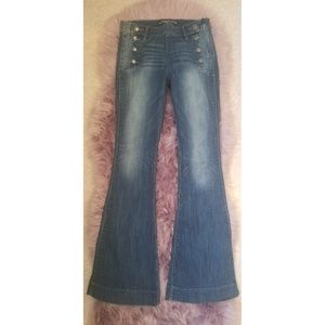 Express high waist bell bottoms